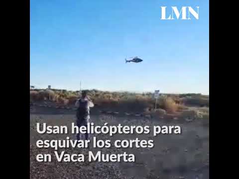 Usan Helicópteros para esquivar los cortes