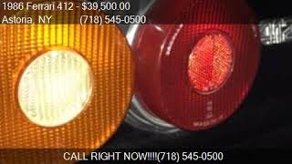 1986 Ferrari 412  for sale in Astoria, NY 11103 at Gullwing Ferrari 412 Manual For Sale