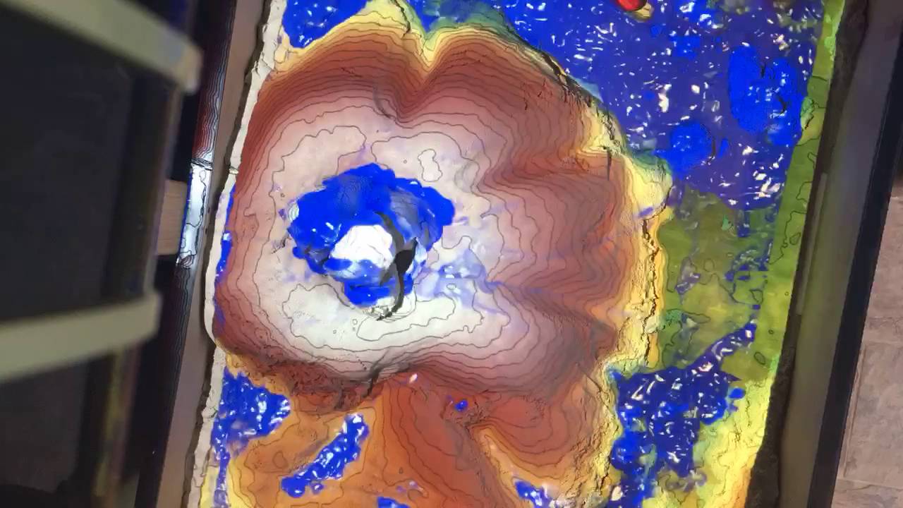 Skidmore Geosciences Augmented Reality Sandbox - YouTube