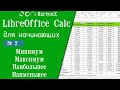 LibreOffice Calc № 2 : Минимумы, максимумы, наибольшие и наименьшие числа.