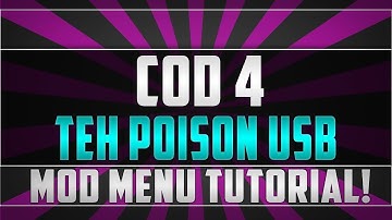 Xbox 360: Call of Duty 4 - Teh Poison USB Mod Menu