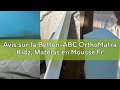Avis sur la Betten-ABC OrthoMatra Kidz, Matelas en Mousse Froide pour Enfants et Adolescents, certif