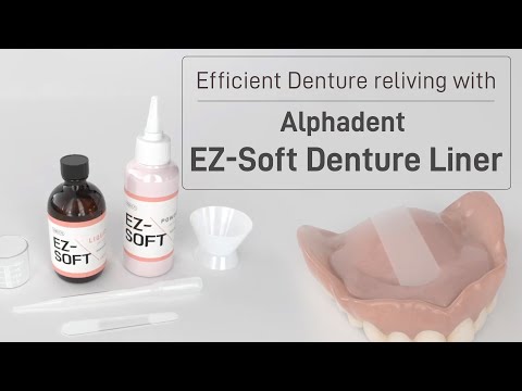 Cara menggunakan Soft Denture Liner untuk melapisi ulang gigi tiruan