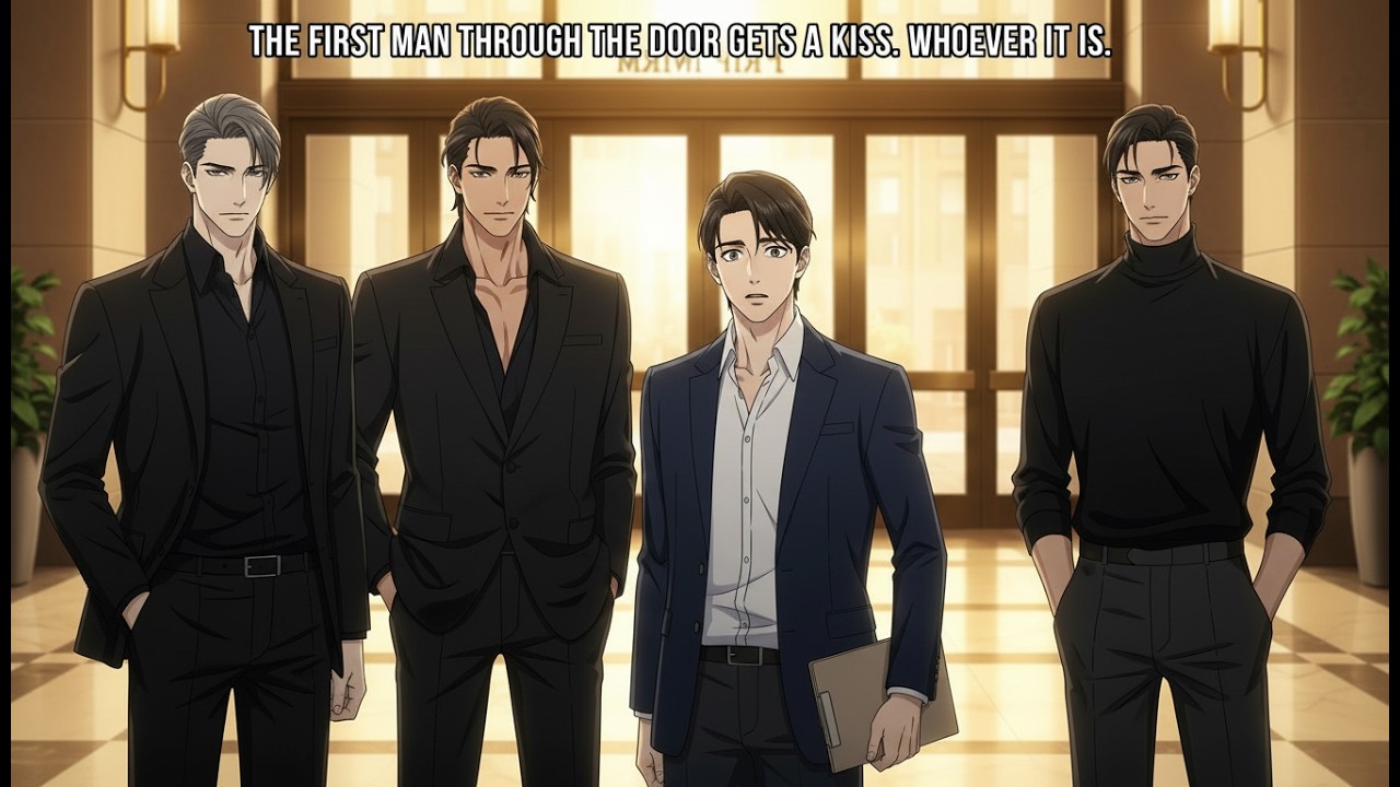 “I’ll Kiss the First Man Who Enters,” He Joked Until The Triplet Alpha CEOs Walked In....