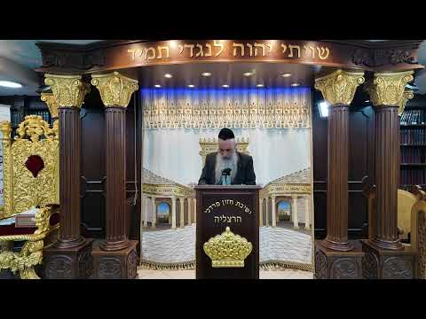 הרב מאיר דוד שמואלי - שיעור השקפה ומוסר פרשת האזינו תשפ"ו