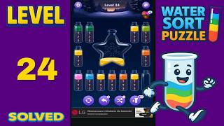Match Highlights Water Sort – Level 24 | Walkthrough Solution