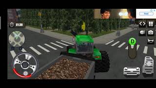 Heavy Tractor Trolley Cargo Farming Simulator | New part Tractor drive in City Road, ट्रॅक्टर ट्रॉली screenshot 3