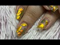 Easy DIY Nails: Autumn Duo-Chrome Encapsulated Shorties