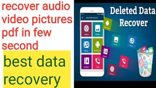 how to recover deleted data audio video images pictures screenshot 3