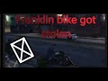 franklin bike got stolen #gta5