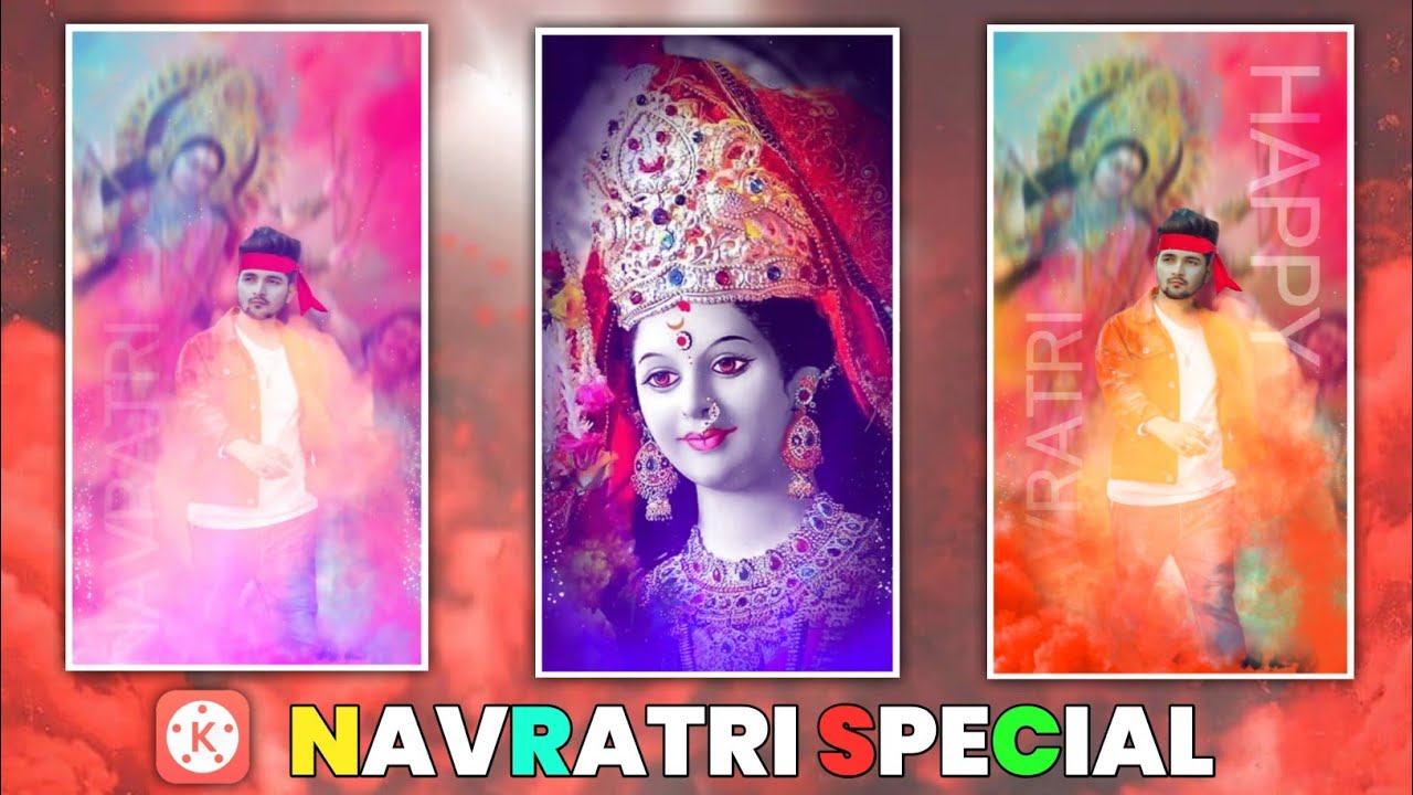 Navratri Special Status || Make Navratra Status || Kinemaster 2020 Navratri Special 🙏