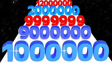 Number Master vs Hole Merge Run - Level Up Number (ASMR Gameplay) Math Game