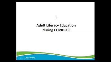 Adult Literacy and Digital Learning: How can you help programs during COVID-19