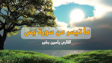 تلاوة جميلة | ماتيسر من سورة يس | ياسين بشير