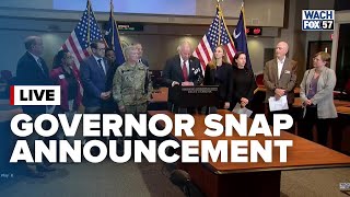 Gov. McMaster announces emergency food aid as SNAP benefits halt