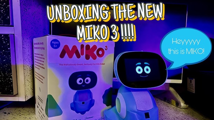 MIKO Mini: AI Robot for Kids, Fosters STEM Learning & Education, Interactive Bot Equipped with Coding, Stories & Games, GPT-Powered  Conversational Learning