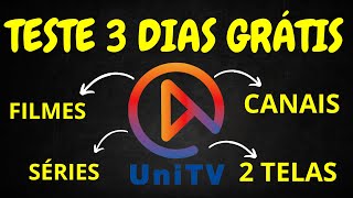 Como Instalar o UniTV e Testar 3 Dias Grátis – IPTV Simples e Rápido