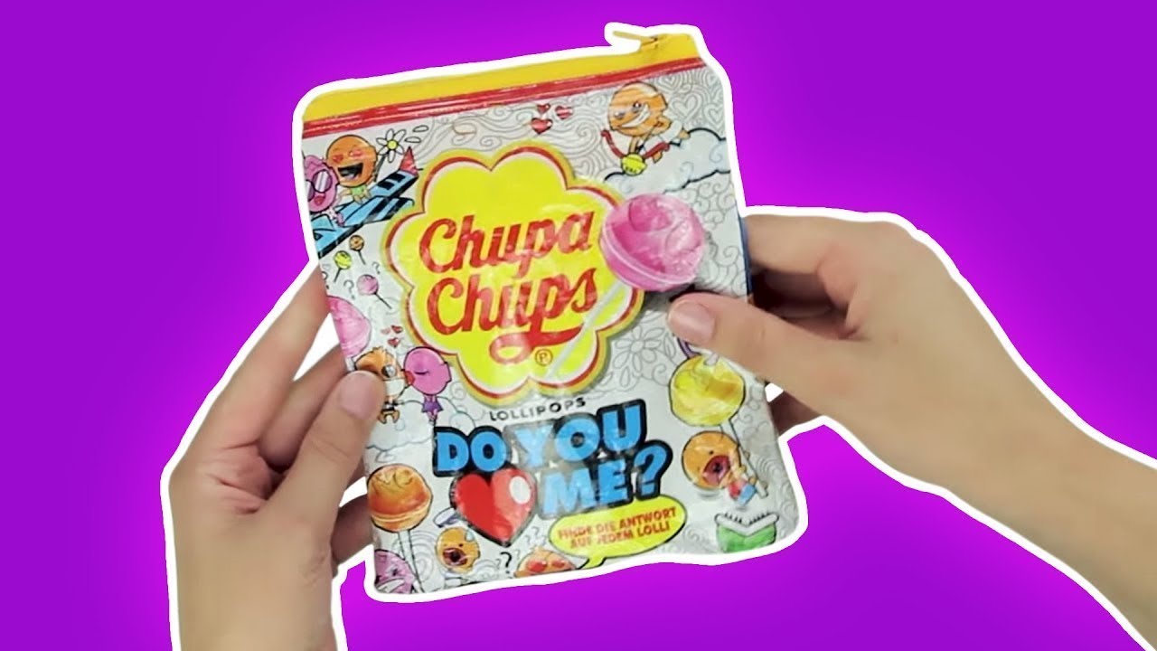 Transformer un sachet de sucettes Chupa Chups en pochette en tissu