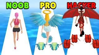 🤢 NOOB vs 😎 PRO vs 😈 HACKER - Destiny Run | Download App Store APK screenshot 2