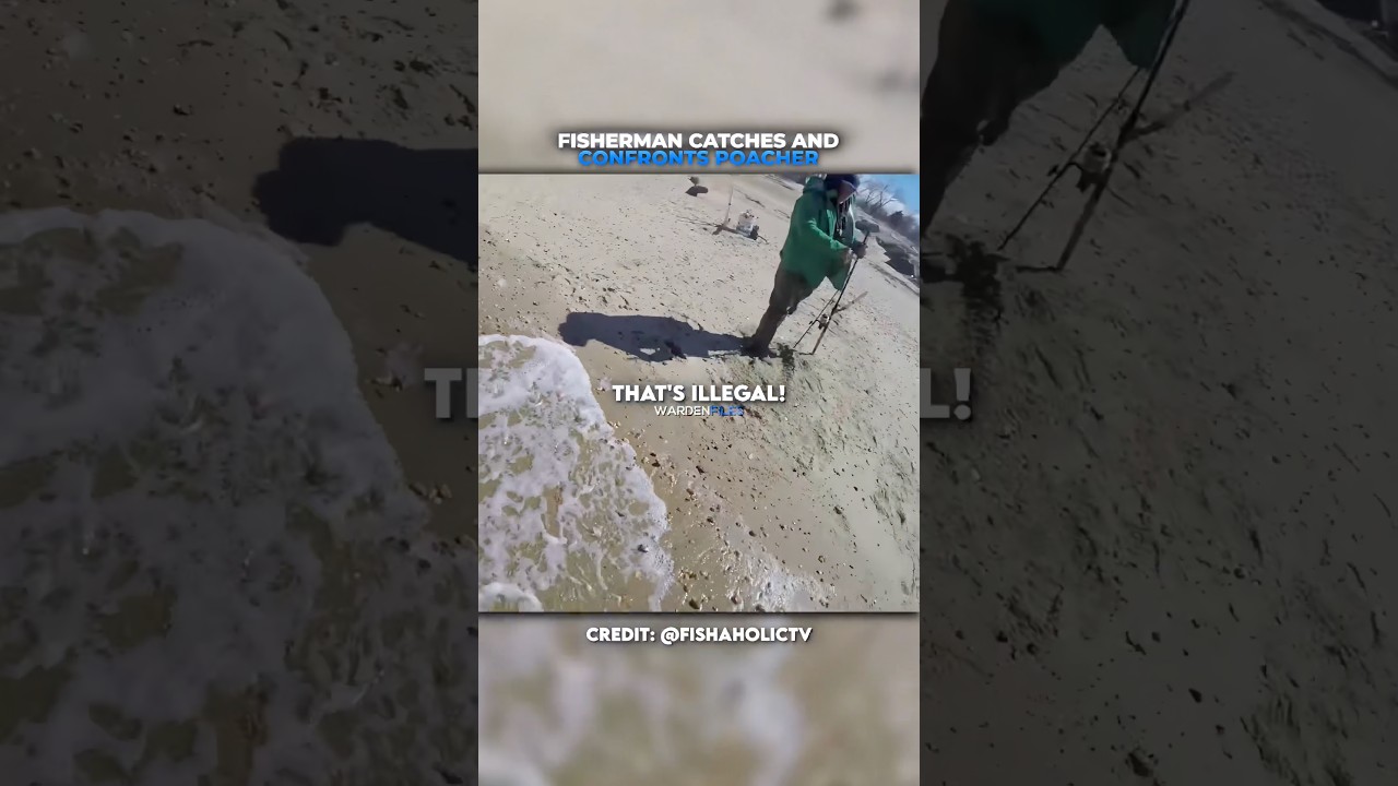 Fisherman CATCHES and CONFRONTS POACHER