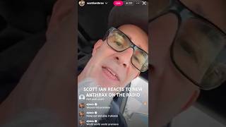 Scott Ian reacts to New Anthrax it’s for the kids playing on Sirus #anthrax #newmusic #thrashmetal
