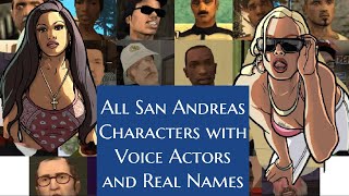 All San Andreas Characters with Voice Actors and Real Names