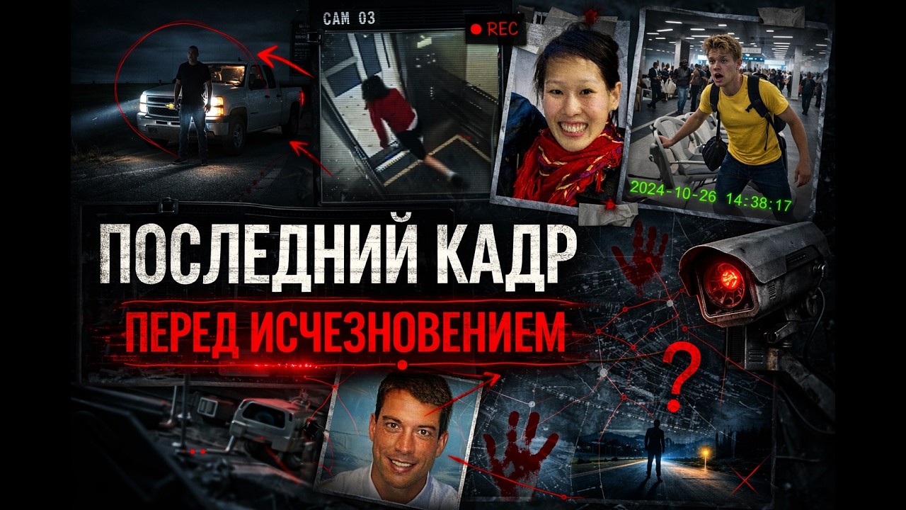 Последний кадр перед исчезновением | Камеры сняли их последние минуты