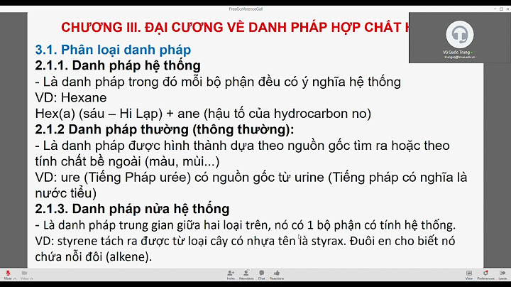 Danh pháp hóa học hữu cơ trần quốc sơn năm 2024