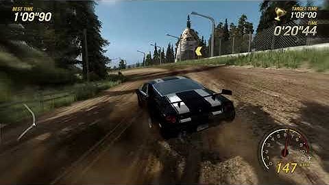 Flatout Ultimate Carnage - [Flatout Mode] #105.8 Time Trial (Pinegrove 3)