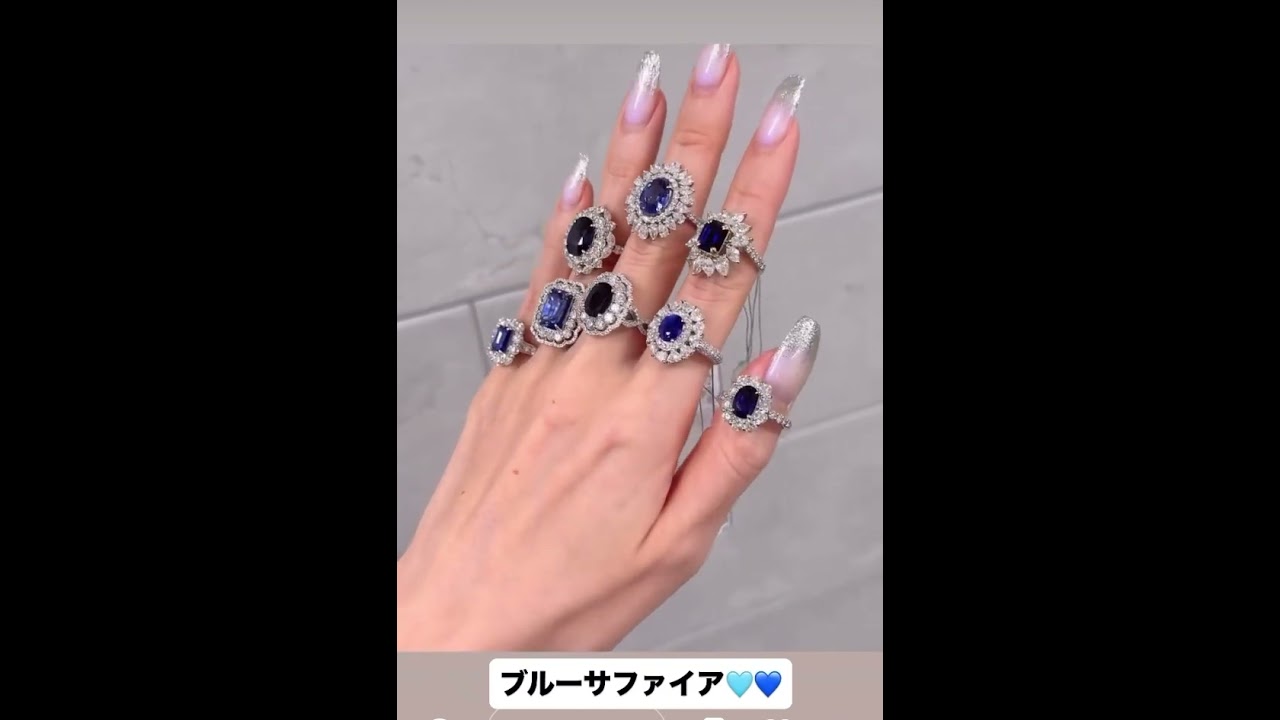 ブルーサファイア レクタブルームリング | GURALA