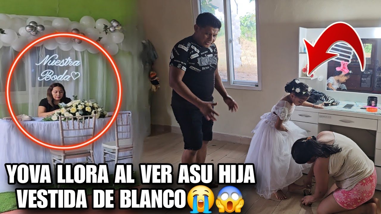 MANU Y YOVA Con Mucho Amor Vistieron a YENI De Blanco😍😭Llego La Licenciada Para Iniciar La Boda👰‍♀️