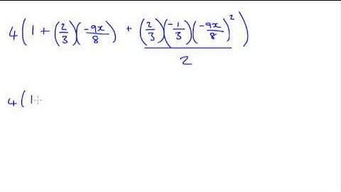 OCR C4 June 2015 q4i - A2 Maths - Binomial Expansion