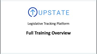 UpStateNC Platform Training Video (full)
