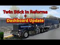Twin Stick Drive in Reforma + Dashboard Build Update | American Truck Simulator