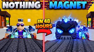 Trading From NOTHING TO MAGNET 🧲 Under 48 Hours (Blox Fruit)