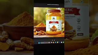 Turmeric Powder #designtutorial #coreldraw