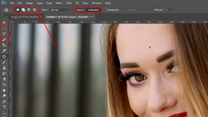 Hướng dẫn sử dụng patch tool trong photoshop năm 2024