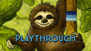 Fast Sloths Board Game | Zen Playthrough (No Talking)