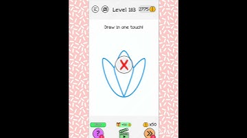 #braindom: Brain Games Test Level183, Draw in one touch
