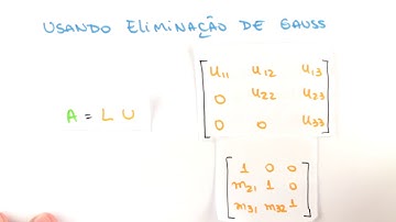 Sistemas Lineares e Não Lineares - Fatoração LU