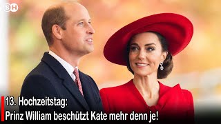 13. Hochzeitstag: Prinz William beschützt Kate mehr denn je! #germany | SH News German