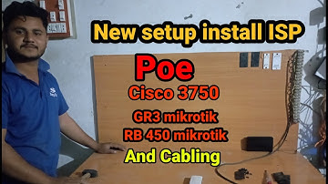 Cabling and new setup install.🙂ISP(internet service provider) 10k views #isp