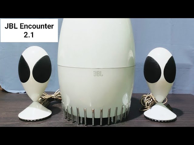 スピーカー・ウーファー JBL encounter JBL Encounter 2.1 Multimedia Speaker System White Large Egg