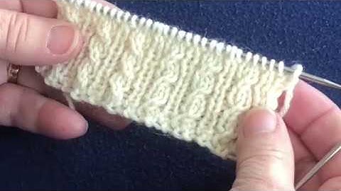 Twisted Stitches - RT and LT