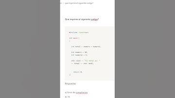 Que imprime el siguiente codigo? (49) #c #cplusplus #c++ #visualstudio #windows #programacion