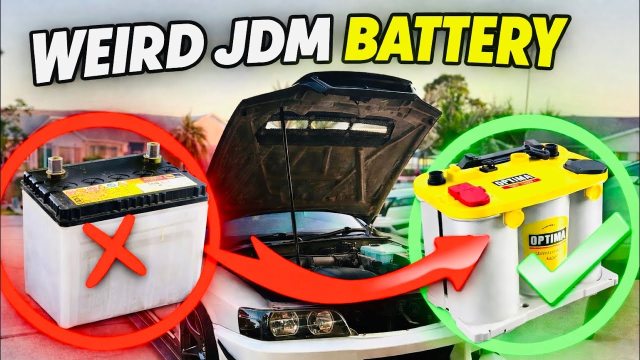 WHY JDM CARS HAVE WEIRD BATTERIES (TOYOTA CHASER BATTERY