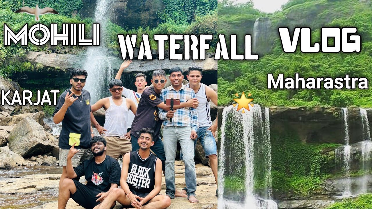 Mohili Waterfall Vlog// Raigarh Maharastra @saurbhjoshishort 