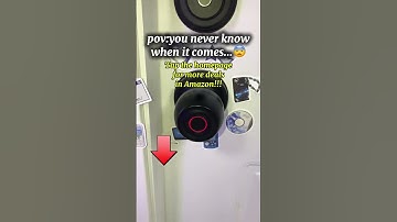 Locked out again? EUERTE Smart Door Knob saves forgetful souls! #EUERTE #SmartLock #amazonfinds
