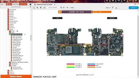 Mi Play Display light solution || LCD light Diagram