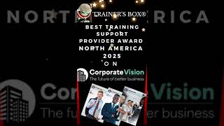 BEST TRAINING Support Provider AWARD in NORTH AMERICA 2025